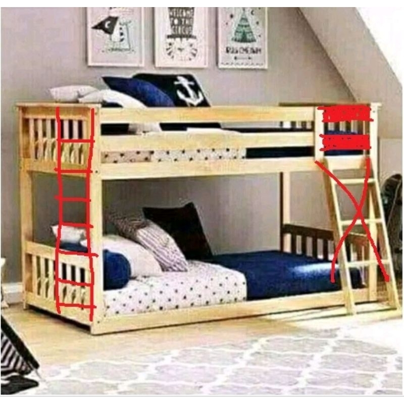 DIPAN TINGKAT TEMPAT TIDUR 100x200 BEST SELLER