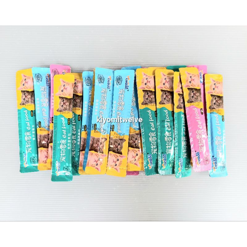 Snack Kucing Liebao Cemilan Kucing Liebao Makanan Kucing Ishtar Peien Ciao Bogoo Younger Baby