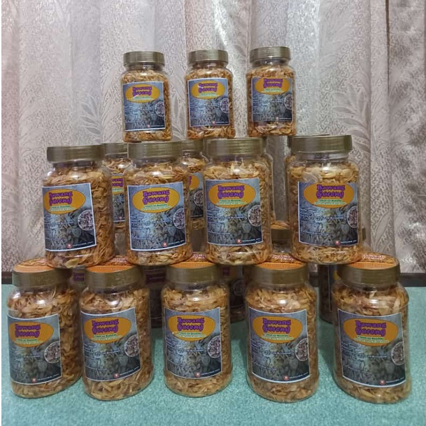 

Bawang Goreng Sumenep Grade A Original Premium super Home Made bagor tanpa tepung dan tanpa campuran krispy renyah gurih