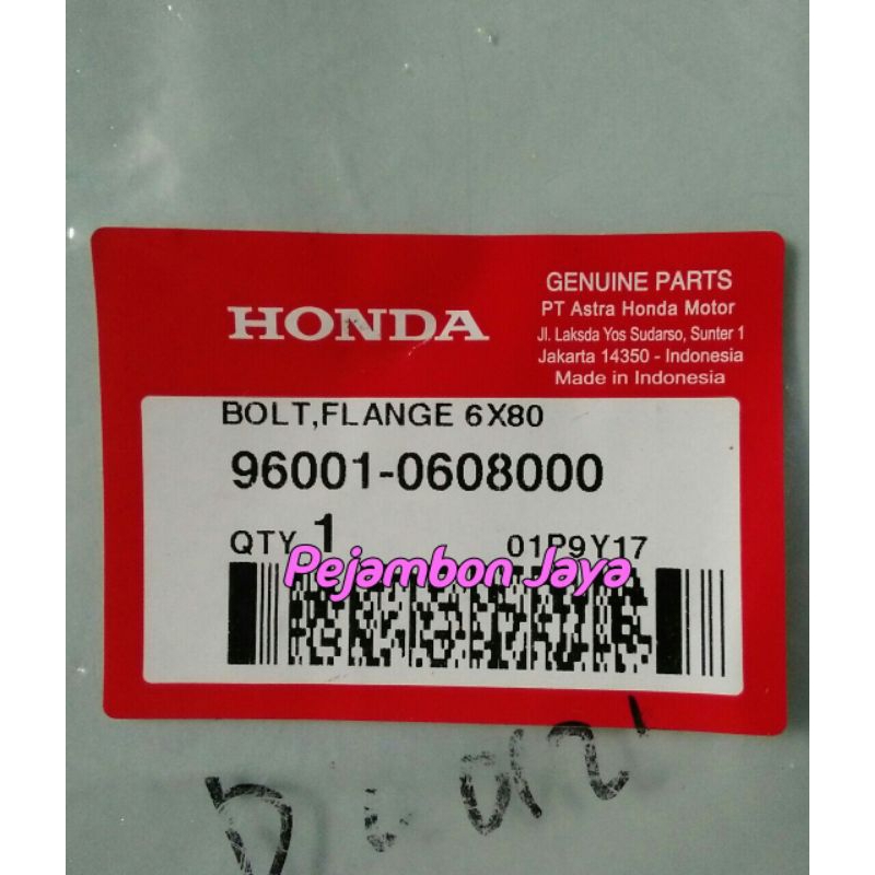 960010608000 BOLT FLANGE 6X80