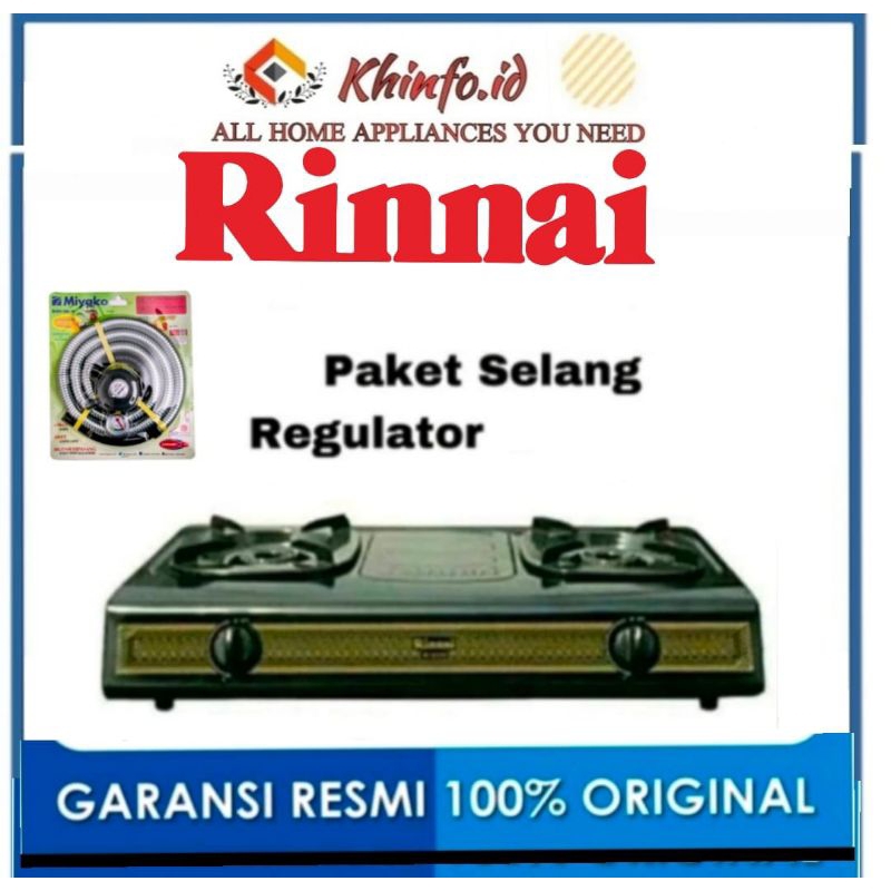 RINNAI RI522S/RI522S/RINNAI KOMPOR GAS RI522S/KOMPOR RINNAI RI-522S kompor gas 2 TUNGKU Corak Batik