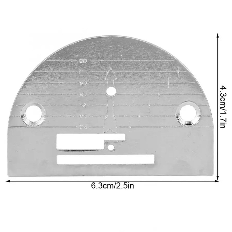 Needle Plate P/N 51 Plat Gigi / Mesin Butterfly Plat Mesin Jahit Kecil Singer Mesin Jahit Kecil BUTTERFLY Untuk Mesin Jahit Hitam Classic Singer Tradisional Klasik Jadul