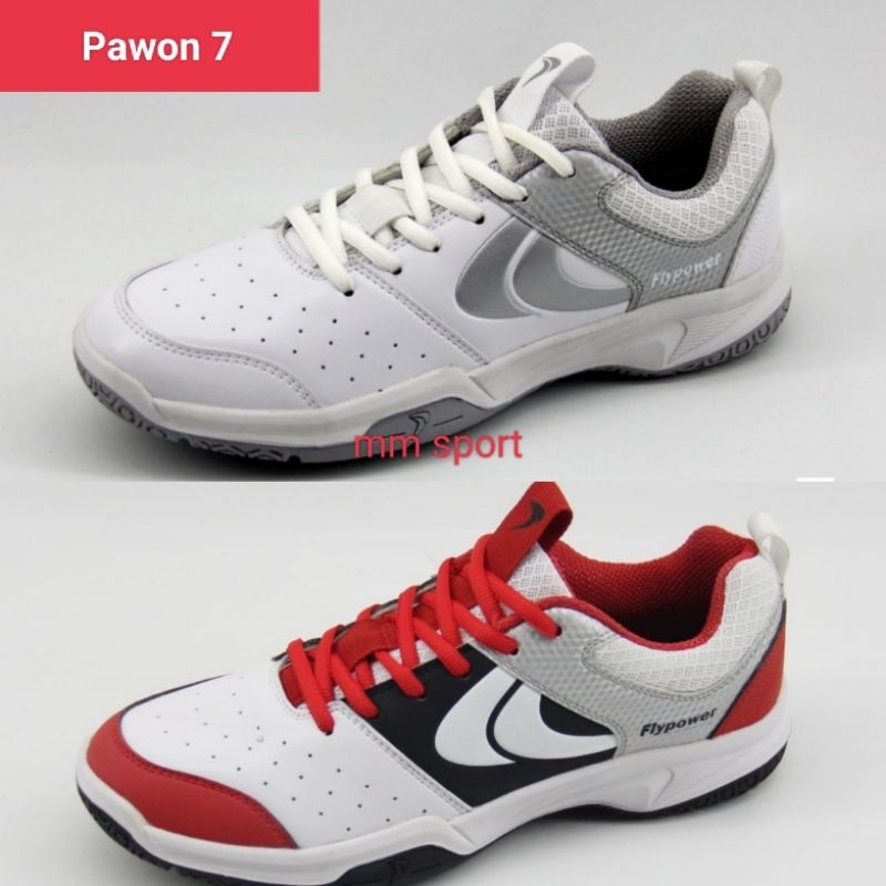 Sepatu badminton anak flypower pawon 6 7 junior original