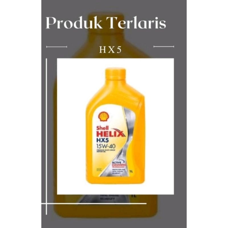 OLI SHELL HELIX HX5 1LITER OLI SHELL HX 5 1LITER