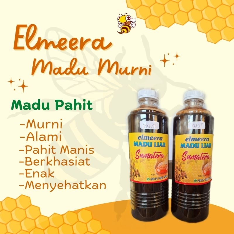 

madu asli 100% murni madu liar pahit