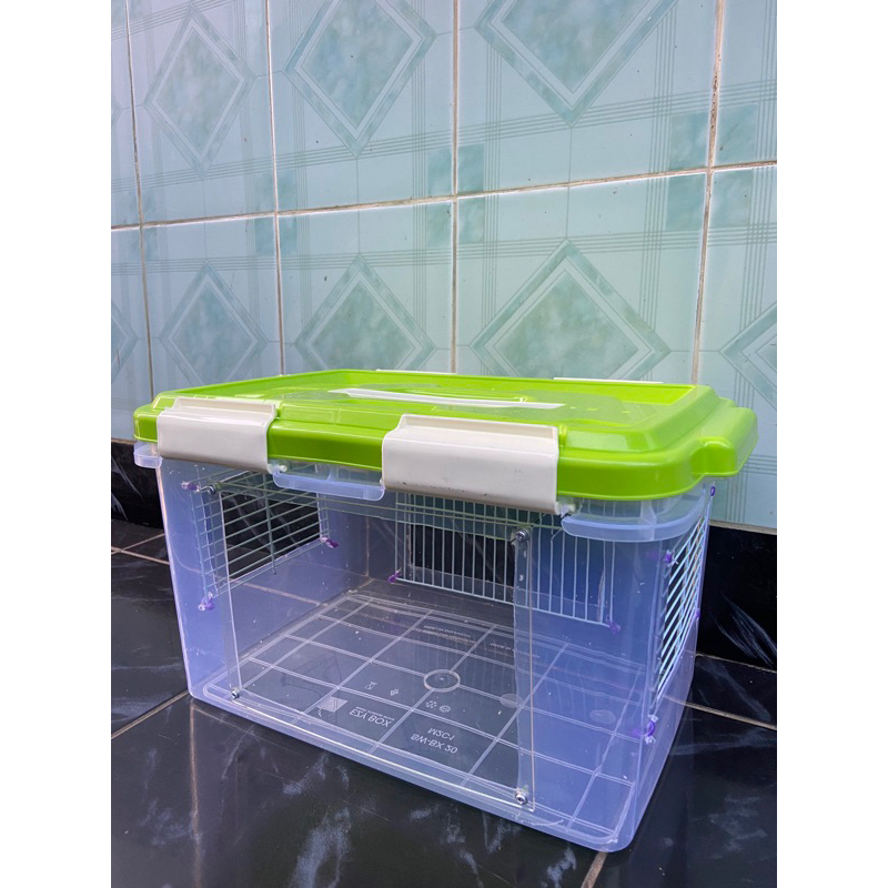 KANDANG HAMSTER BESAR / TRAVEL CAGE MODEL AKRILIK 15 LITER BY HAMSTER TASIK