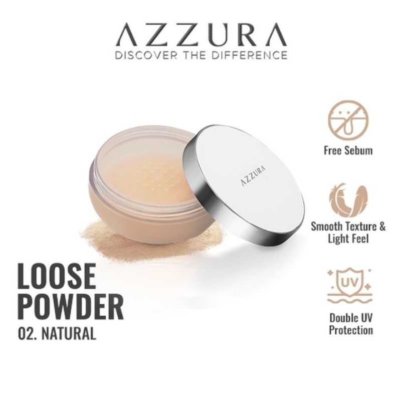 Azura loose powder 02 Natural 30g