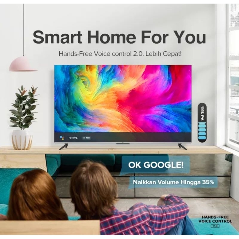 TCL 43A30 Smart TV 43 Inch Google TV 4K UHD Garansi Resmi