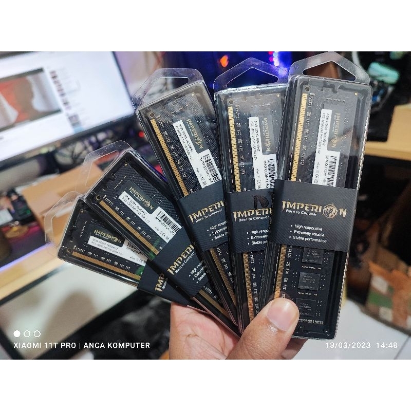 RAM IMPERION 8GB DDR3 PC 12800 NEW GARANSI RESMI LIFETIME