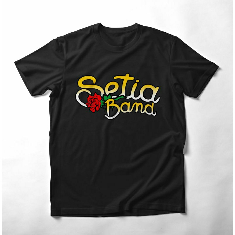 KAOS LENGAN PENDEK SETIA BAND ORIGINAL DISTRO - KAOS PRIA SETIAKU DISTRO TERBARU
