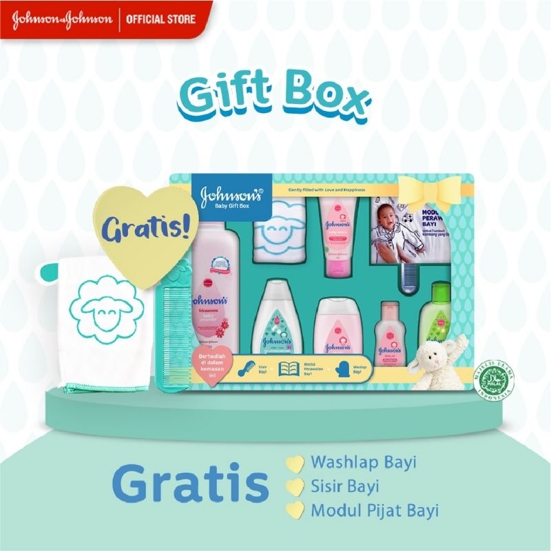 Johnsons Baby Gift Box  / Premium Gift Set / Kado Perawatan Bayi