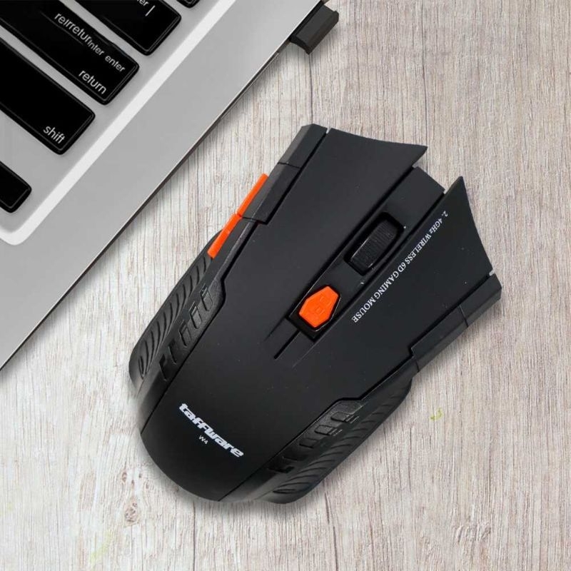 MOUSE WIRELESS GAMING FANTECH 2000 DPI HITAM - Taffware