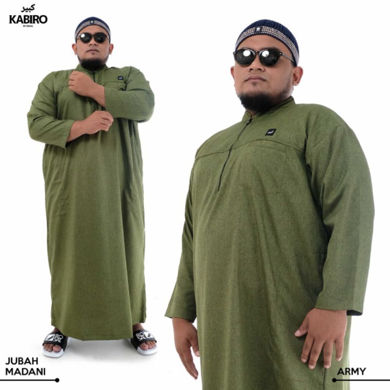 JUBAH MADANI KABIRO JUBAH BIG LENGAN PANJANG JUBAH JUMBO PRIA LENGAN PANJANG JUBAH DEWASA BIG SIZE MEWAH