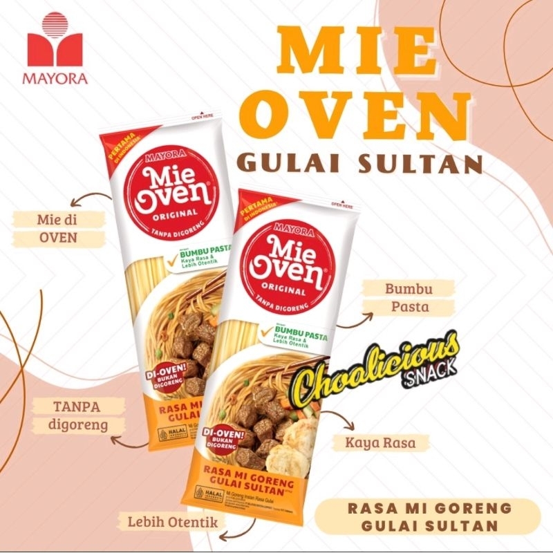 

MIE INSTAN MIE OVEN RASA MIE GORENG GULAI SULTAN 70 GR