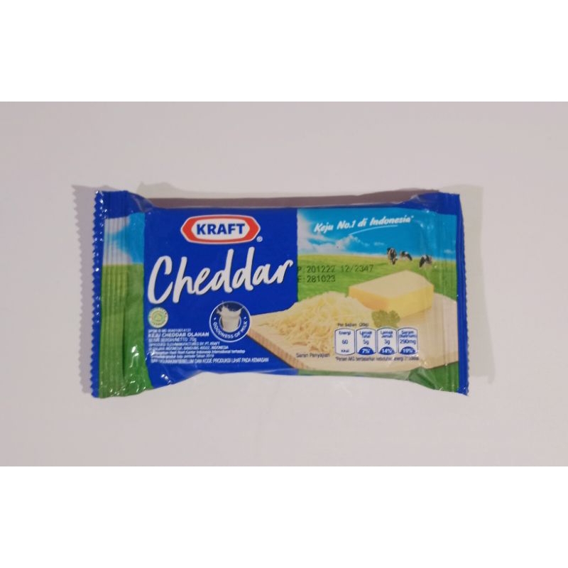 

Keju Kraft Cheddar 70 Gram