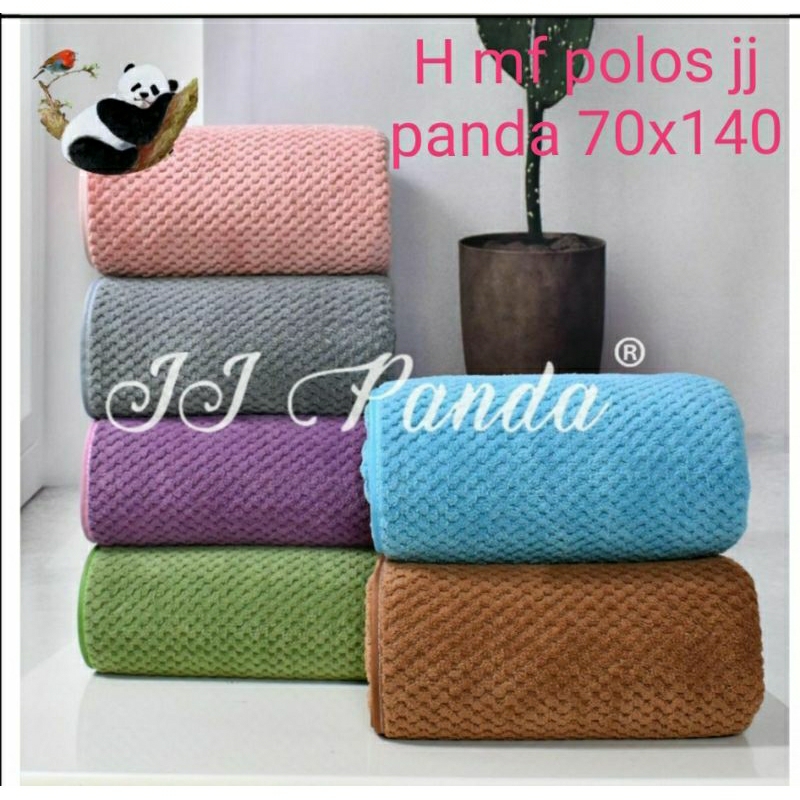 Handuk Mandi Dewasa/Handuk Microfiber Polos Warna Gelap 70x140cm