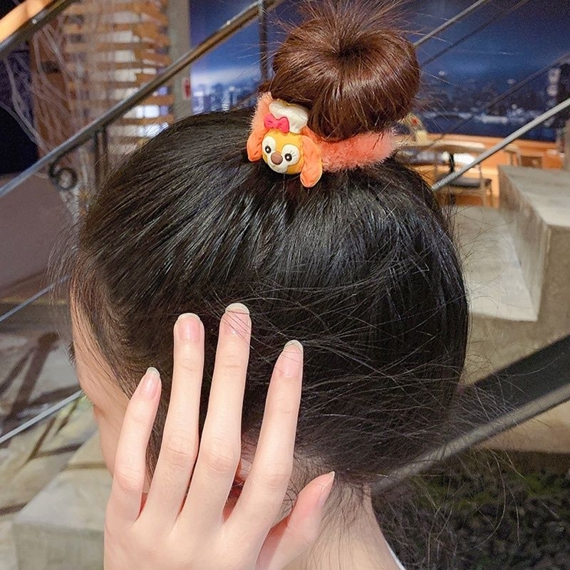 Ikat Rambut / Scrunchie Bulu Animal Premium Ala Korea