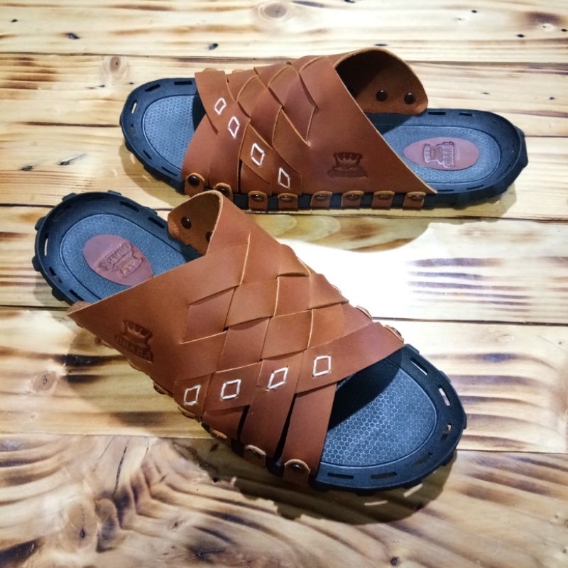 Sandal Pria Asli Kulit Terbaru