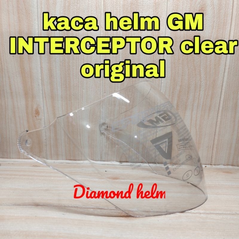 VISOR HELM GM INTERCEPTOR CLEAR ORIGINAL GM