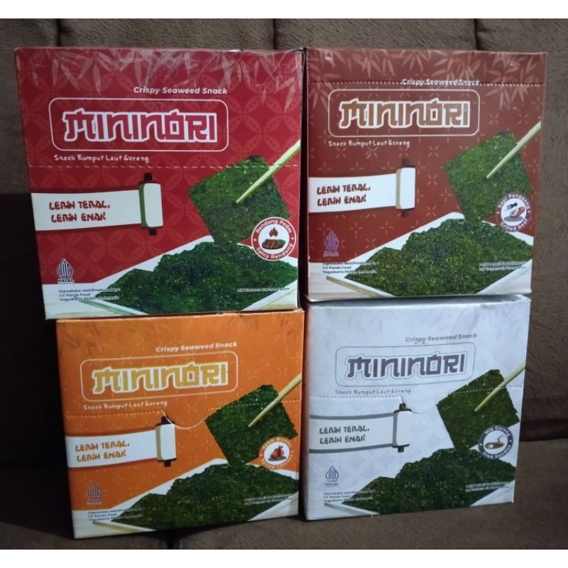 Rumput laut mininori box 4gr × 12pcs