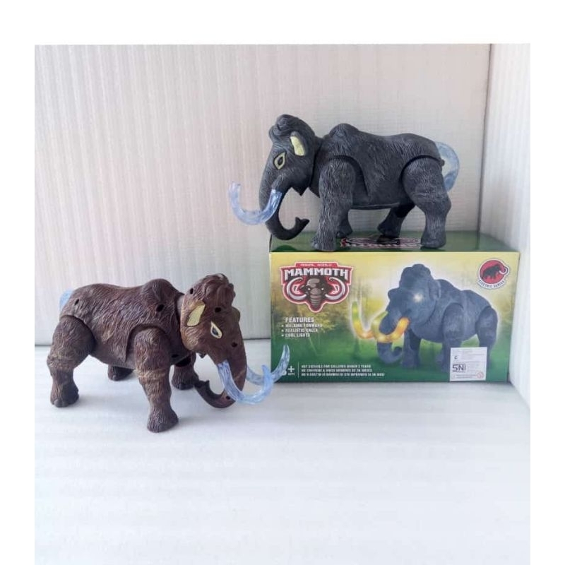 MAINAN ANAK ROBOT GAJAH MAMMOTH BATERAI