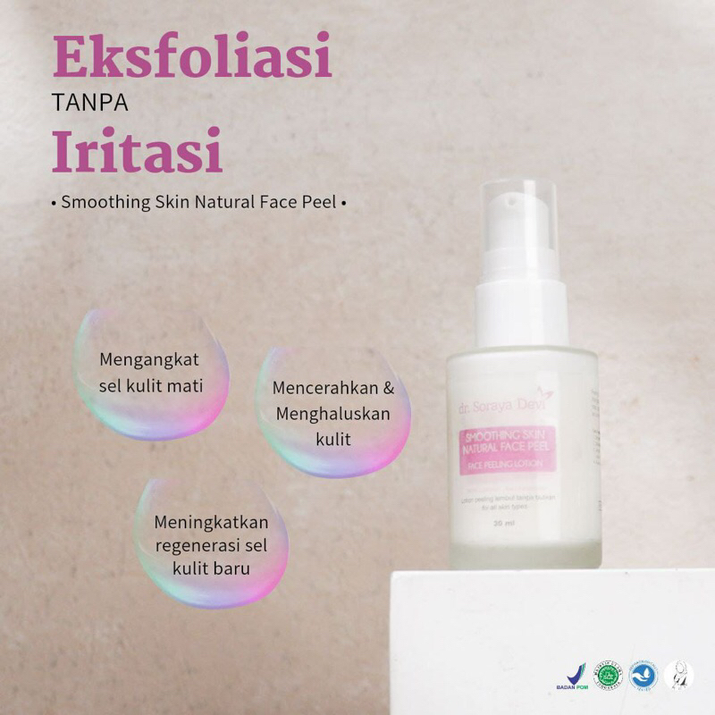 Smoothing peeling lotion by dr soraya devi skincare