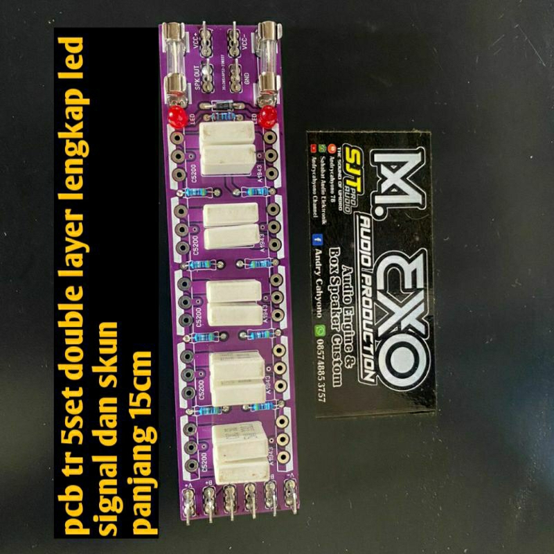 Pcb Tr Final 5 Set Lengkap Led Indikator Signal Kualitas Double Layer