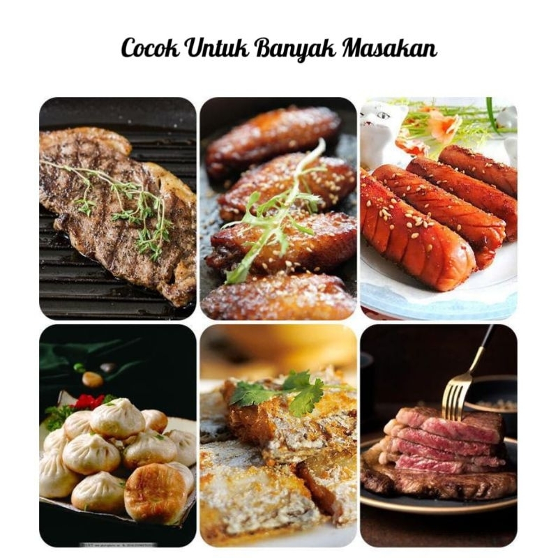 Grill Pan Pemanggang Daging BBQ Grill⭐Icm.olshop⭐