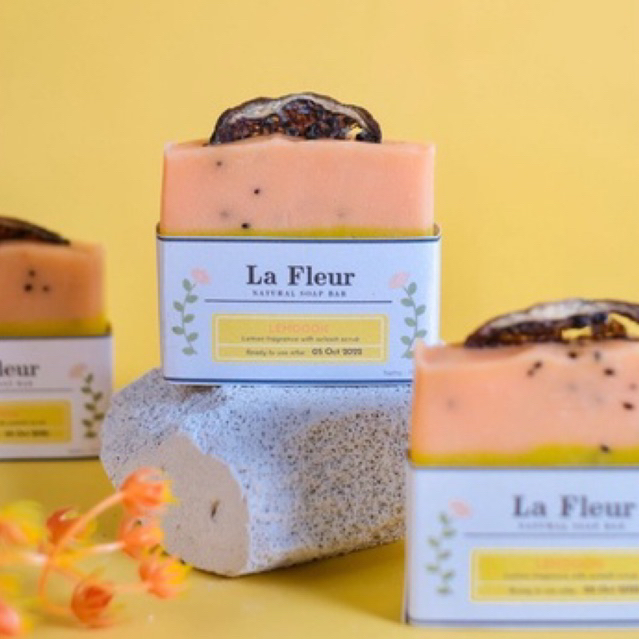 La Fleur Natural Soap Bar lemon