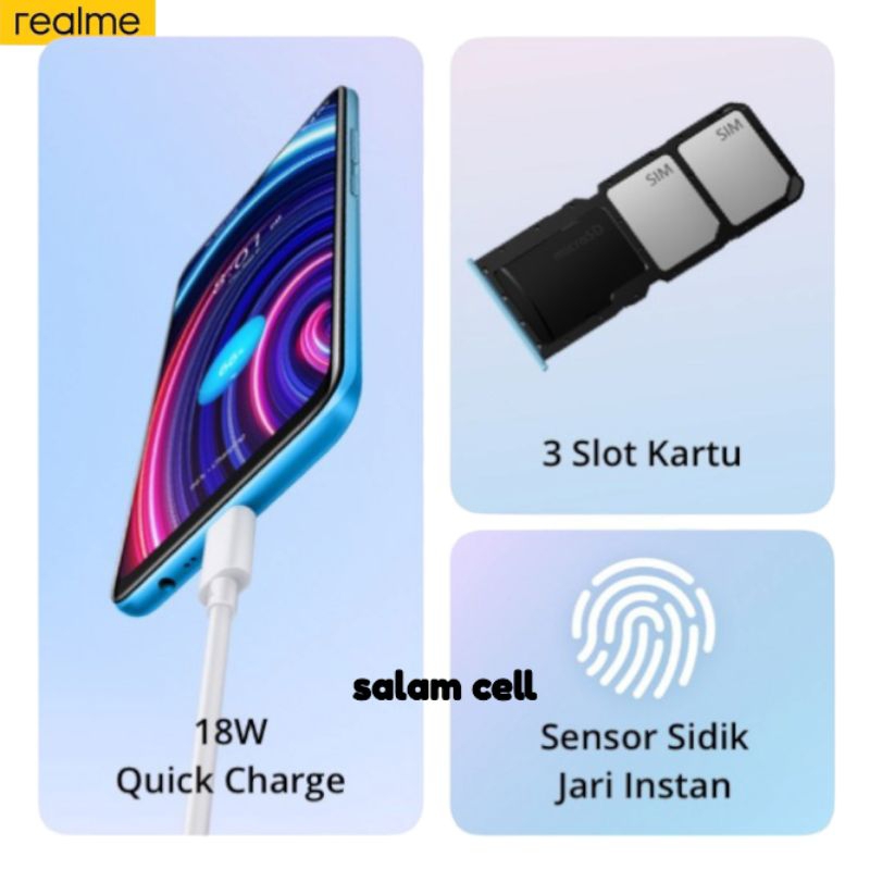 Realme C25Y Ram 4/64GB Camera 50MP 18W Quick Charge Baterai 5.000mAh Garansi Resmi