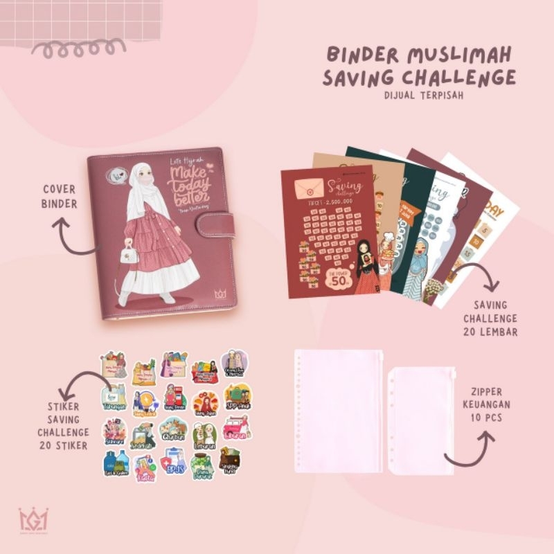 

SAVING CHALLENGE KERTAS BINDER KEUANGAN UNTUK MENABUNG BY UNYU MUSLIMAH