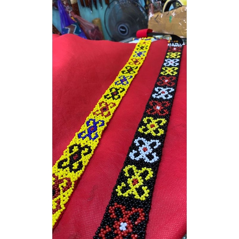 SYAL IKAT KEPALA MANIK MOTIF DAYAK