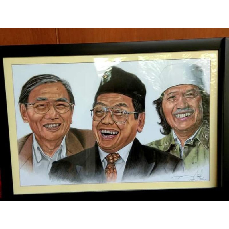 Lukisan/Sketsa Pensil Warna (100% handmade)