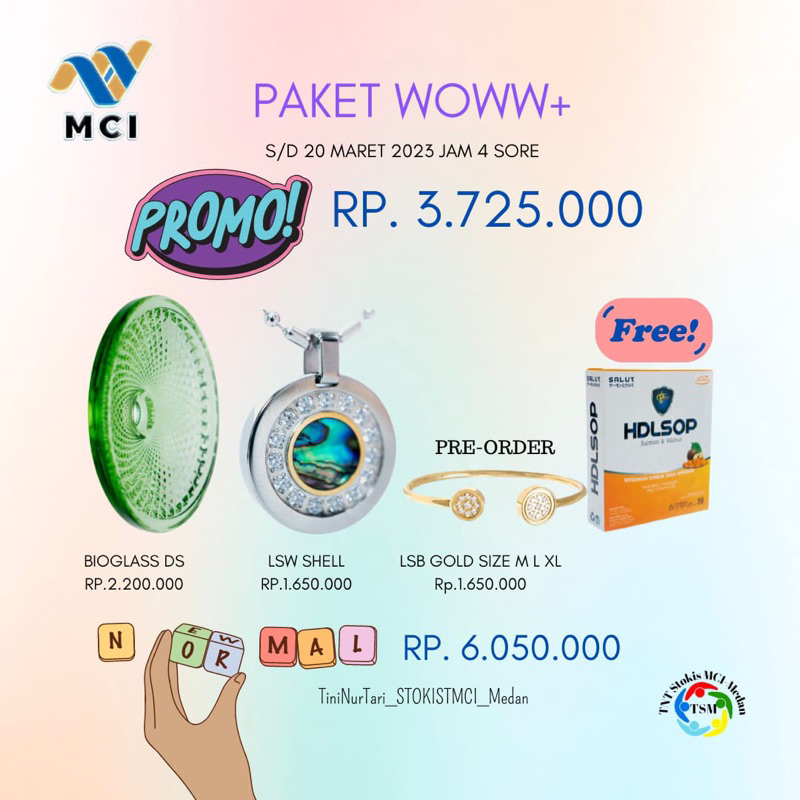 Promo Paket mingguan MCI