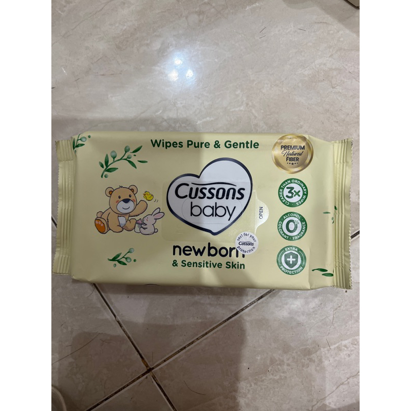 Cussons Baby NEWBORN Sensitive Wipes TISSUE BASAH