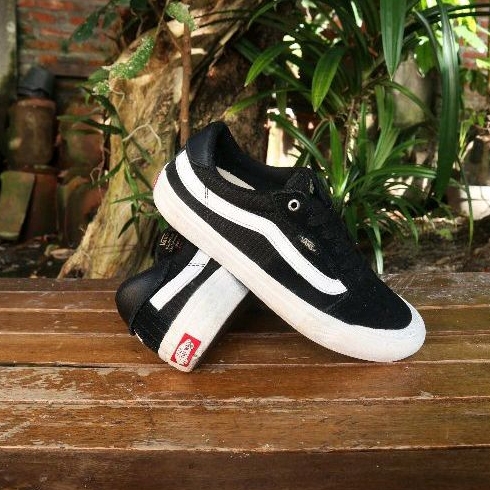 VANS STYLE 112 PRO BLACK WHITE SECOND ORIGINAL
