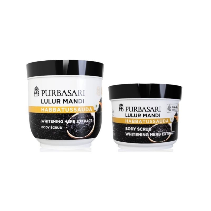 PURBASARI Lulur Mandi Habbatussauda Body Scrub.