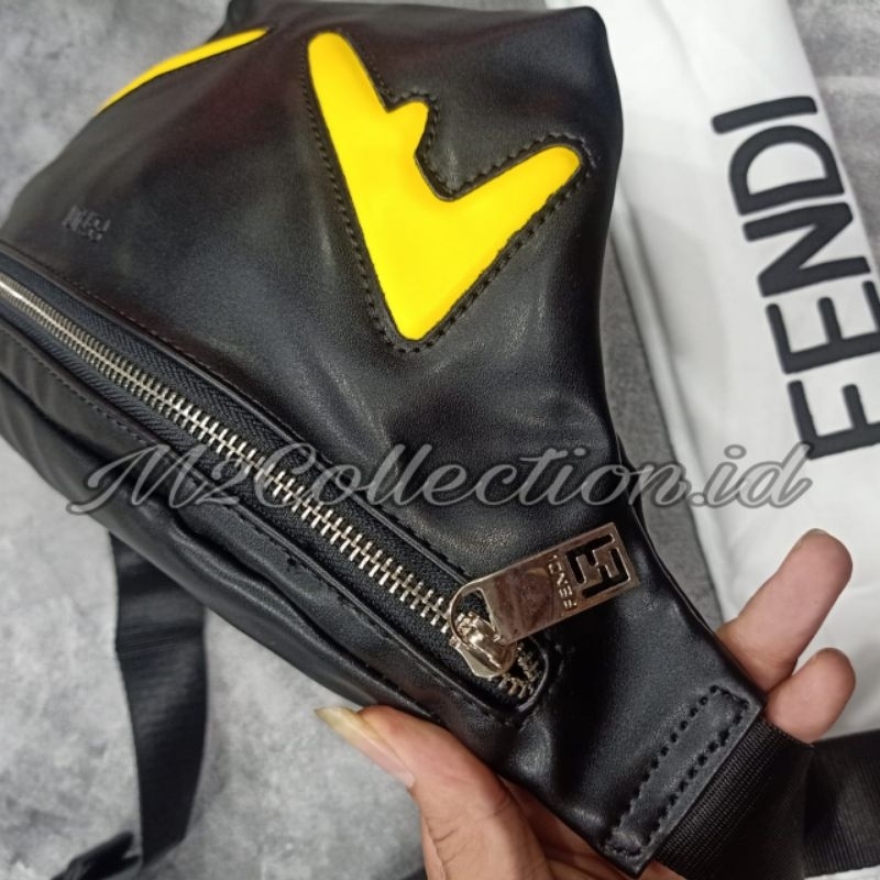 WAISTBAG FENDI Diabolic Eyes Belt Bag Tas Pinggang Premium Impor