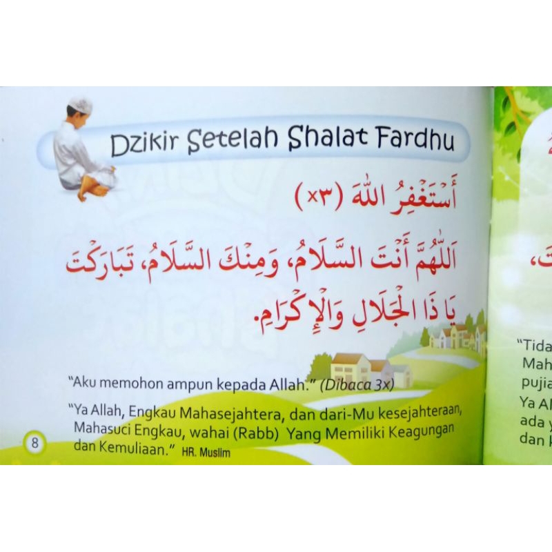 Buku Anak Dzikir Pagi &amp; Petang Bergambar