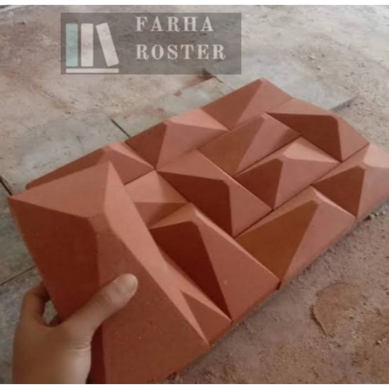 bata tempel mozaik / Roster beton minimalis / loster modern / dekorasi