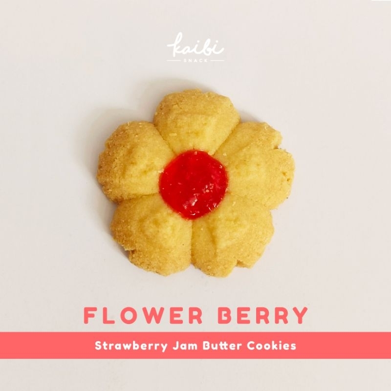 

Flower Berry - Kukis dengan Selai Strawberry