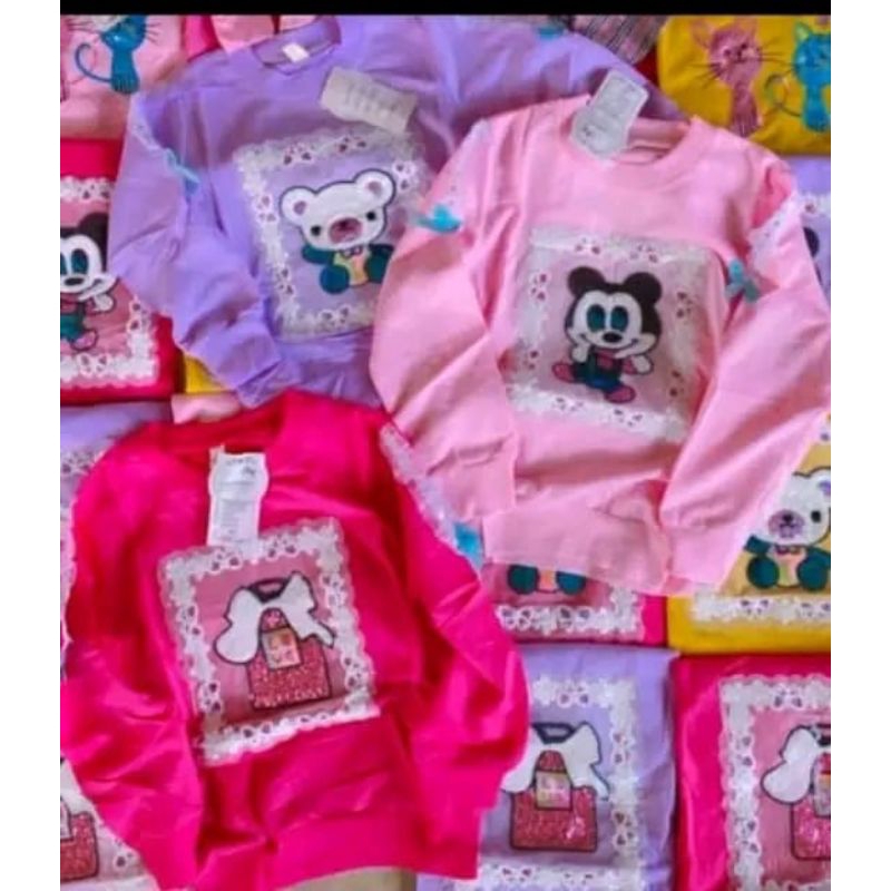 SWEATER IMPORT ANAK PEREMPUAN | ATASAN IMPORT ANAK PEREMPUAN USIA 5-10 TAHUN