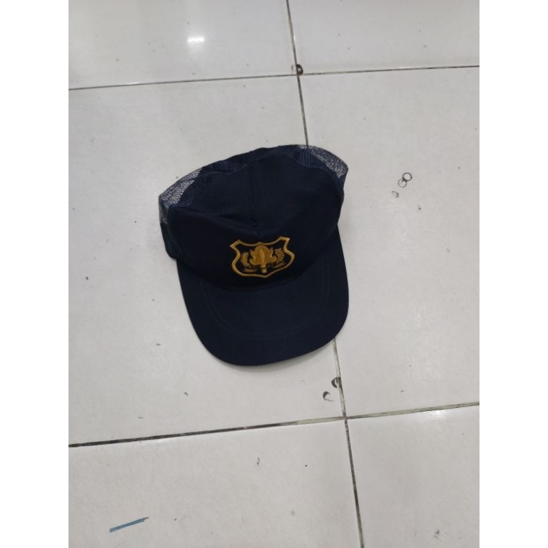 Topi Security Larici Biru Lpgo Satpam Kuning-Topi Satpam-Topi PDL Logo Larici-Topi PDL Satpam-Topi Larici Satpam-Topi Pet PDH-Kaos