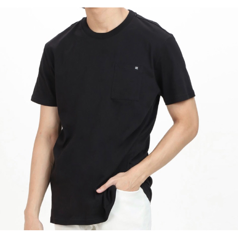 BILLABONG baju kaos polos hitam pocket NEW ORIGINAL 100%