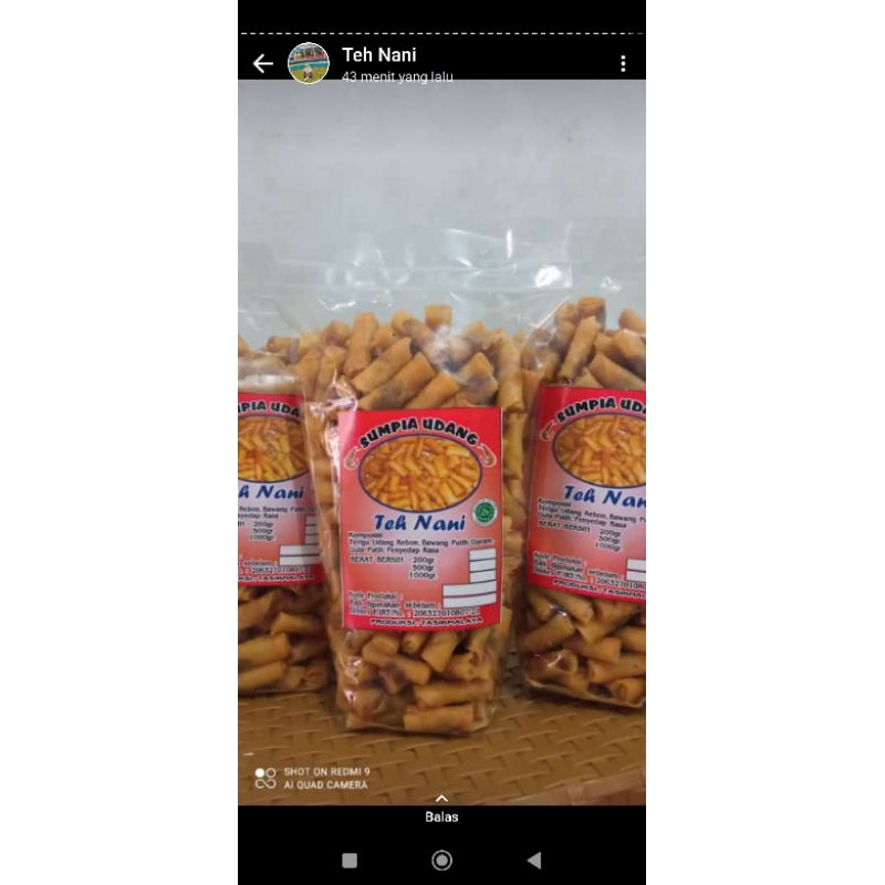 

Sumpia Udang Teh nani