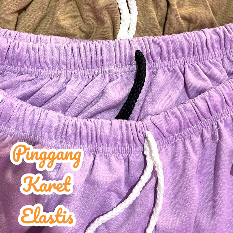 Realpict !! Celana Pendek Hotpant Katun Premium Tebal
