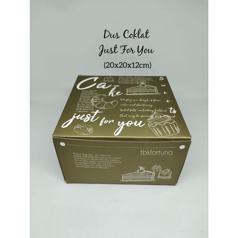 

Dus Coklat Just For You uk 20x20x12cm (1pcs)