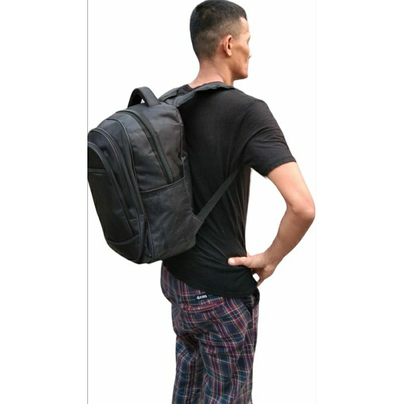 Tas polo tas ransel 4 slot tas sekolah tas laptop tas kantor terlaris