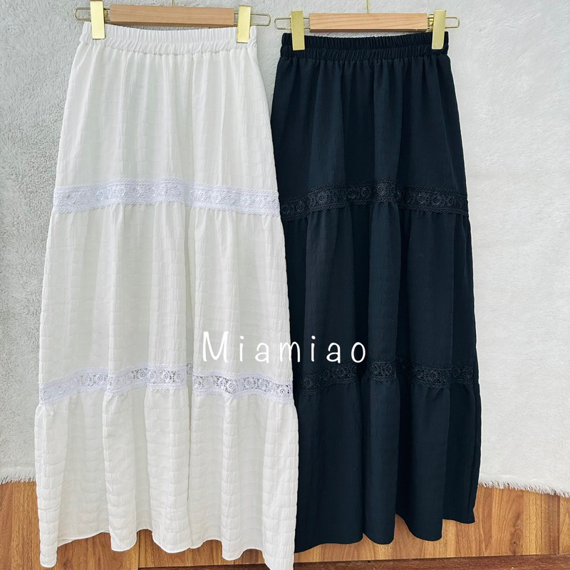 SKIRT RENDA / SKIRT FLARE A -LINE KRINGKEL / ROK KOREAN STLYE FIT TO XL