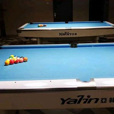 Meja Billiard Yalin 9ft Silver Line White Second Mulus